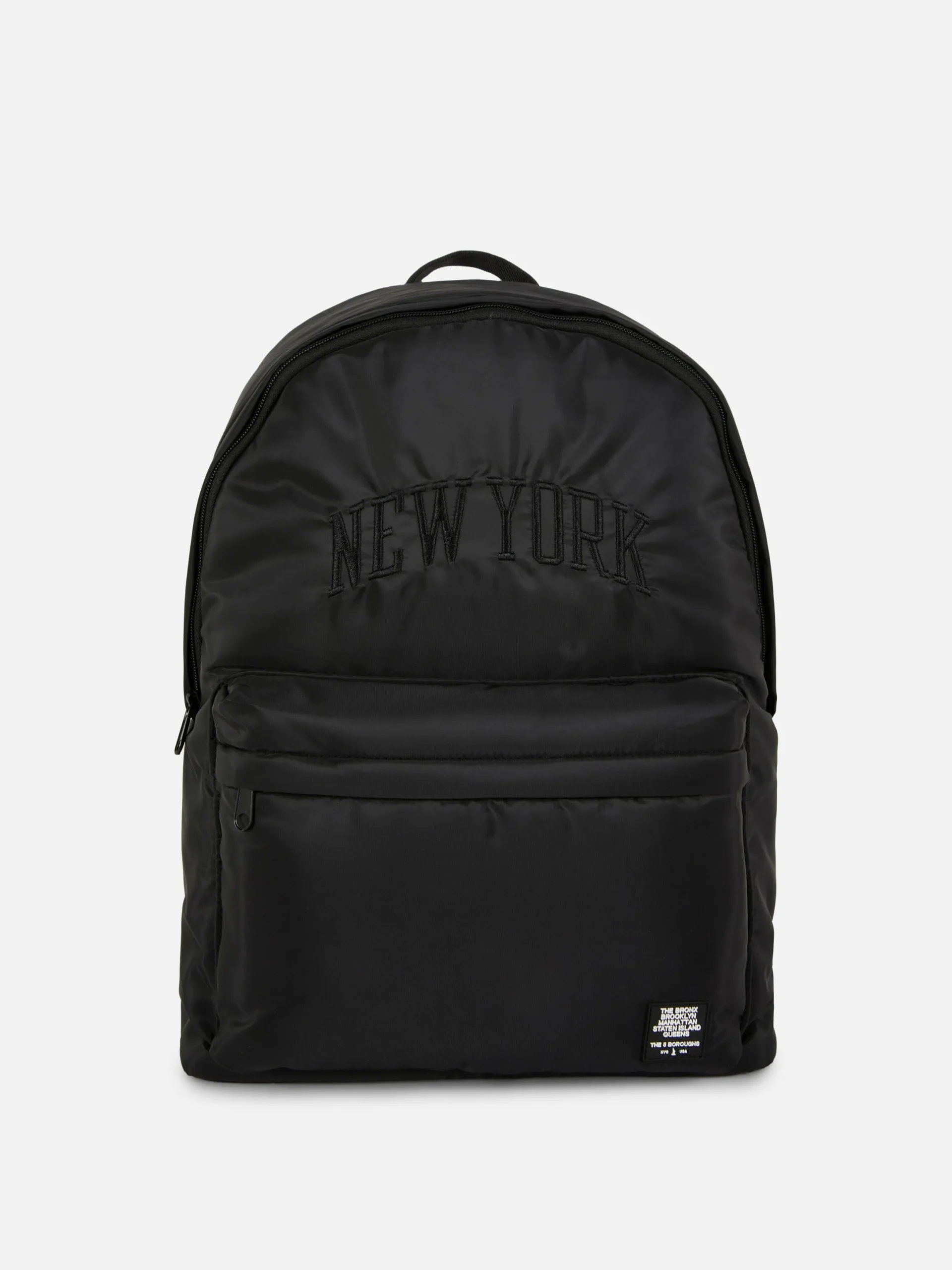 Taschen Und Portemonnaies|Primark Bestickter „New York“ Rucksack Schwarz