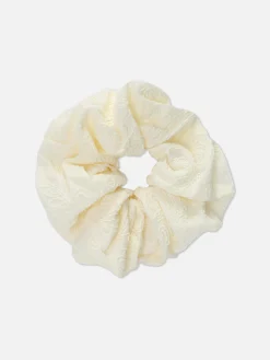 Haarschmuck|Primark Besticktes Haargummi Naturfarben