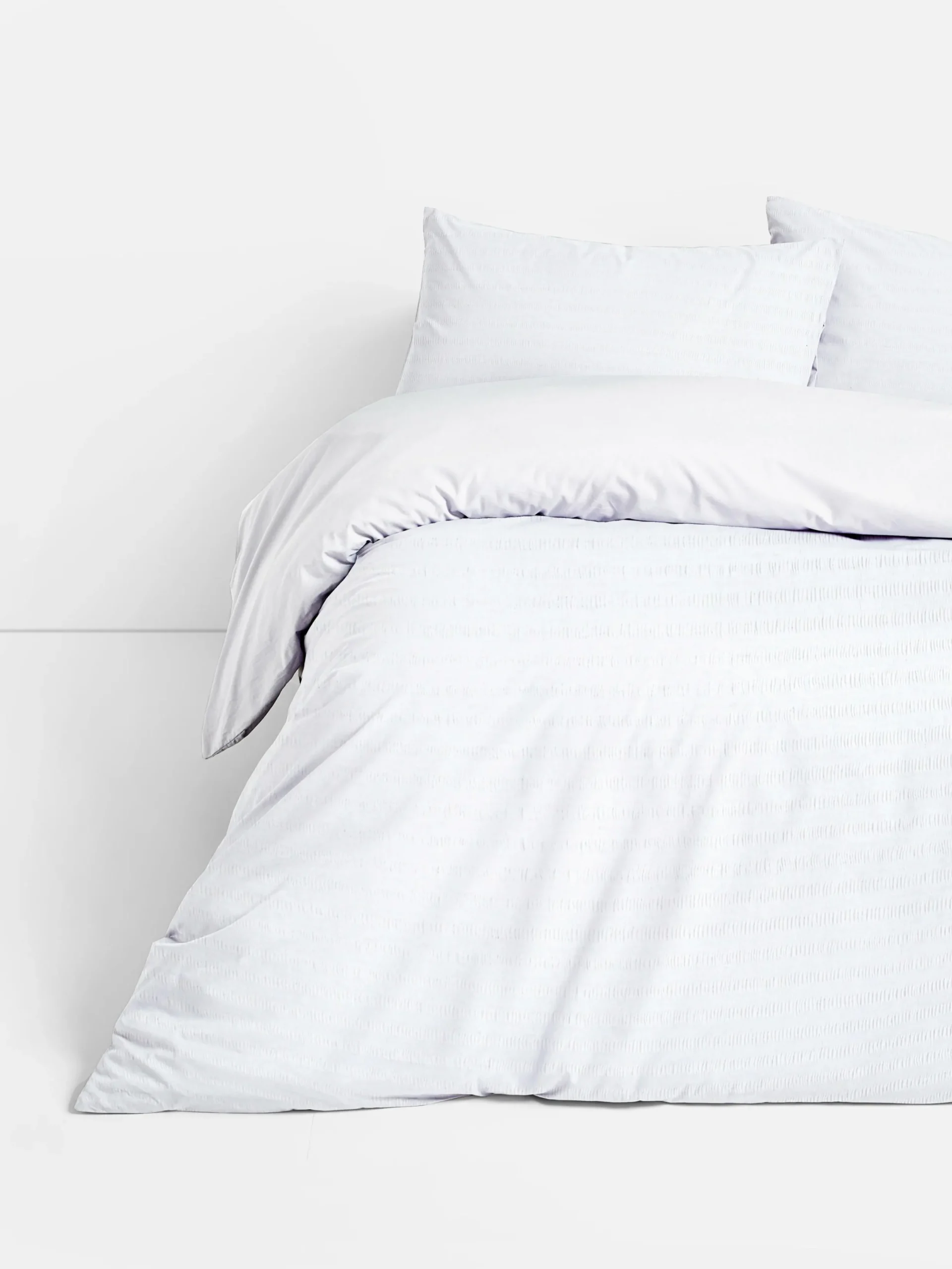 Bettwäsche Und Sets|Primark Bettwäscheset Aus Seersucker, Super-Kingsize Weiß