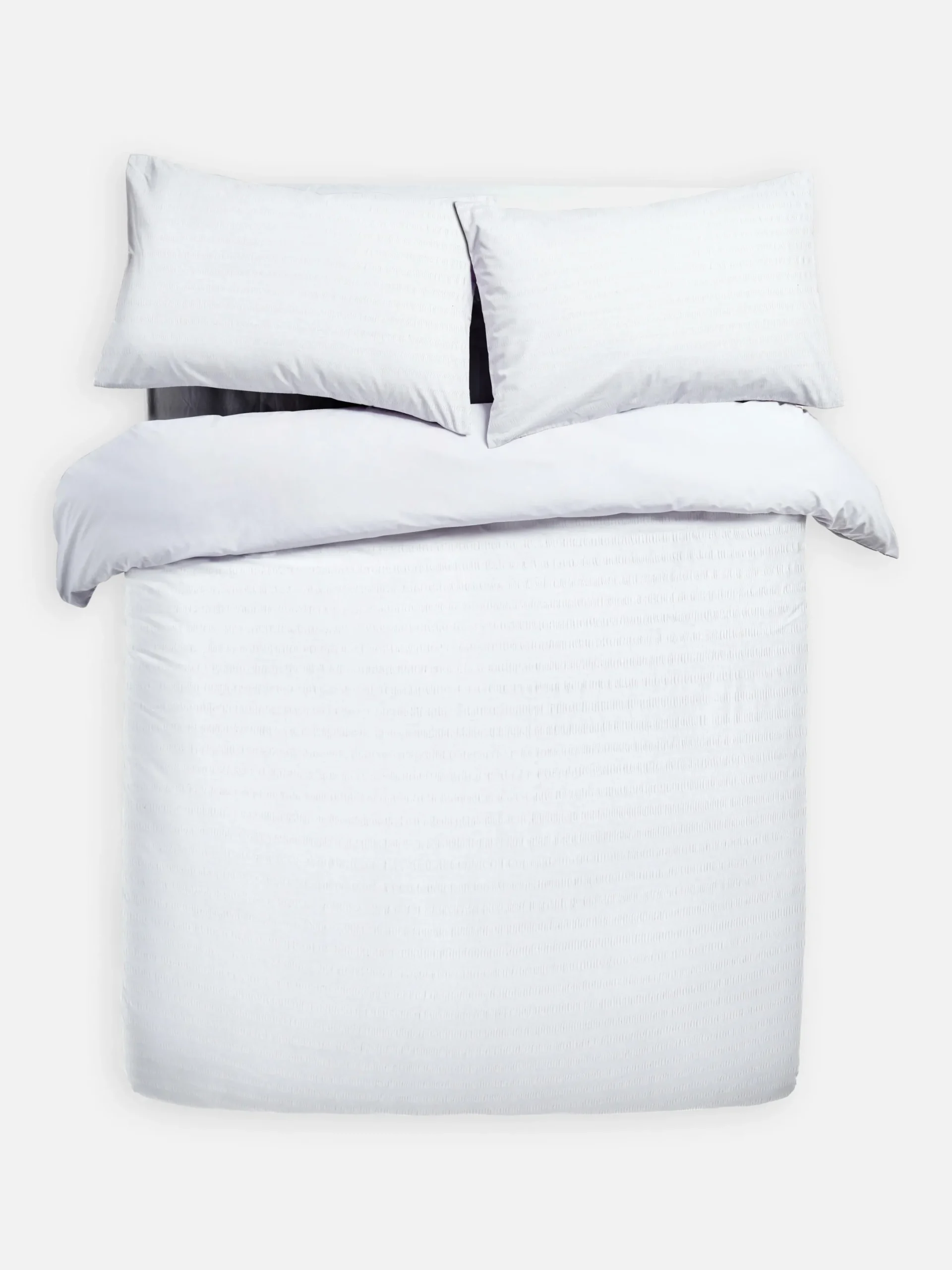 Bettwäsche Und Sets|Primark Bettwäscheset Aus Seersucker, Super-Kingsize Weiß