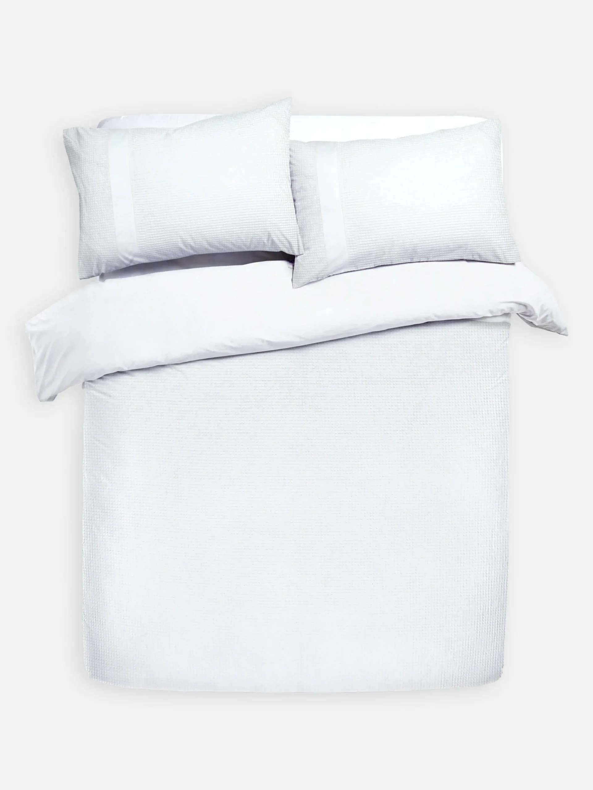 Bettwäsche Und Sets|Primark Bettwäscheset Mit Waffelstruktur, Super-Kingsize Weiß