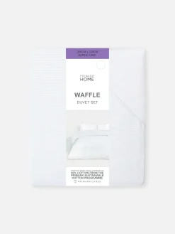 Bettwäsche Und Sets|Primark Bettwäscheset Mit Waffelstruktur, Super-Kingsize Weiß