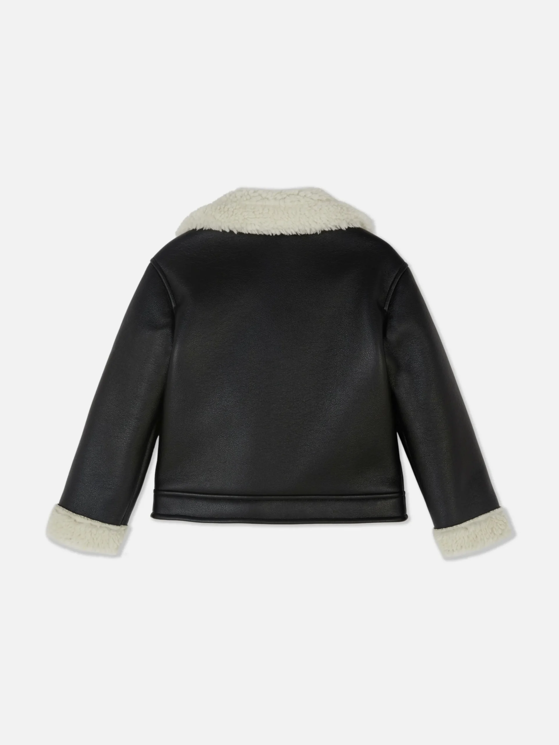 Jacken Und Mäntel|Primark Bikerjacke Aus Borg Schwarz