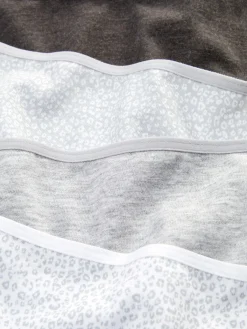 Slips|Primark Bikinislips Für Den Alltag, 4er-Pack Grau