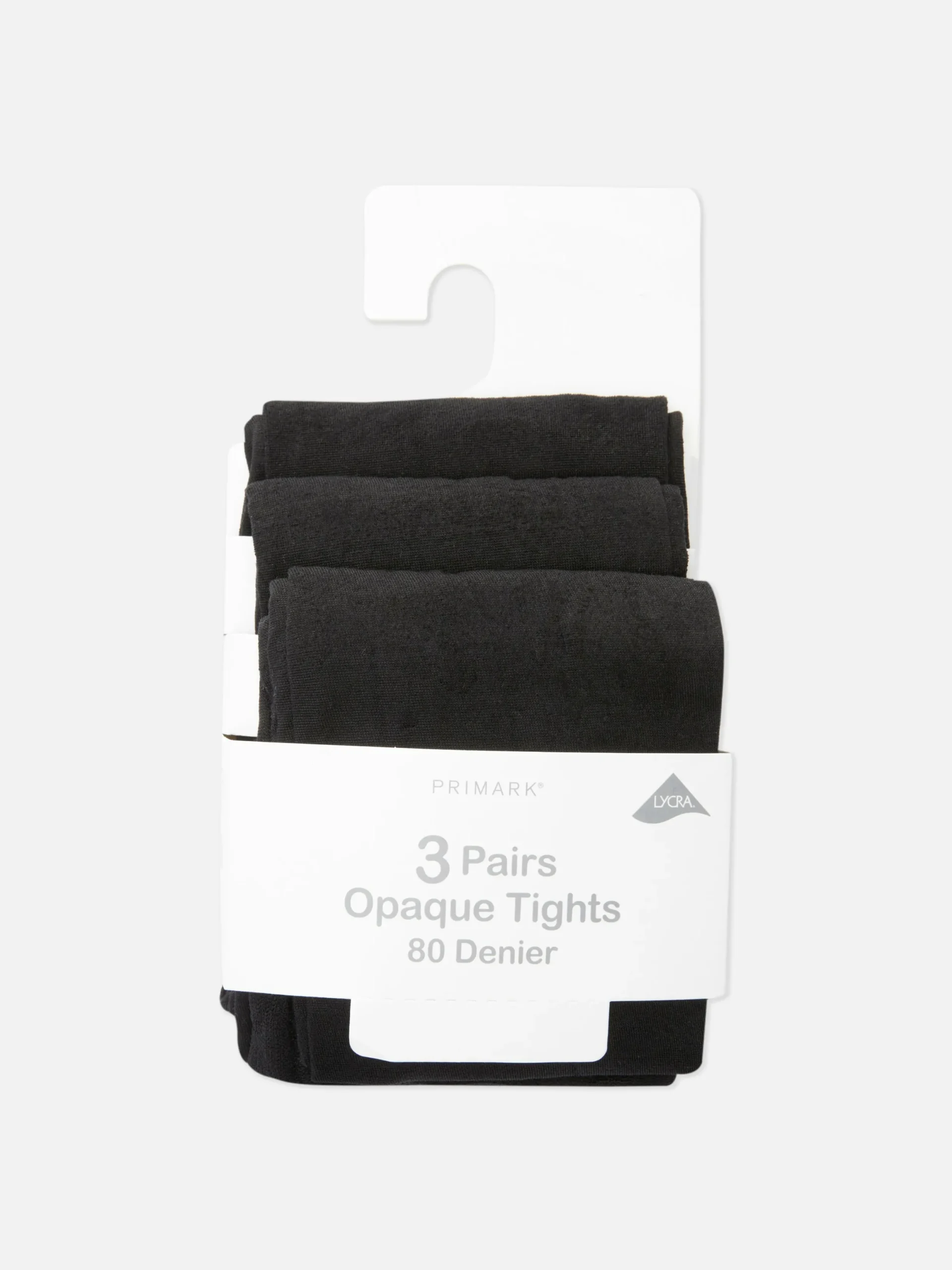 Socken Und Strumpfhosen|Primark Blickdichte Strumpfhose, 80 Den, 3er-Pack Schwarz