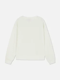Hoodies Und Sweatshirts|Primark „Bluey“ Sweatshirt Mit Grafik Zum Kombinieren Ecrufarben
