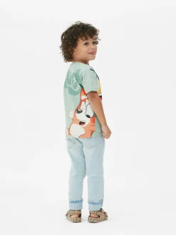 Tops Und T-Shirts|Primark „Bluey“ T-Shirt Grün