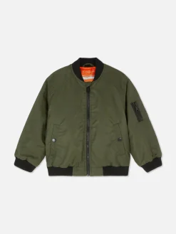Jacken Und Mäntel|Primark Bomberjacke Mit Reißverschluss Khakifarben
