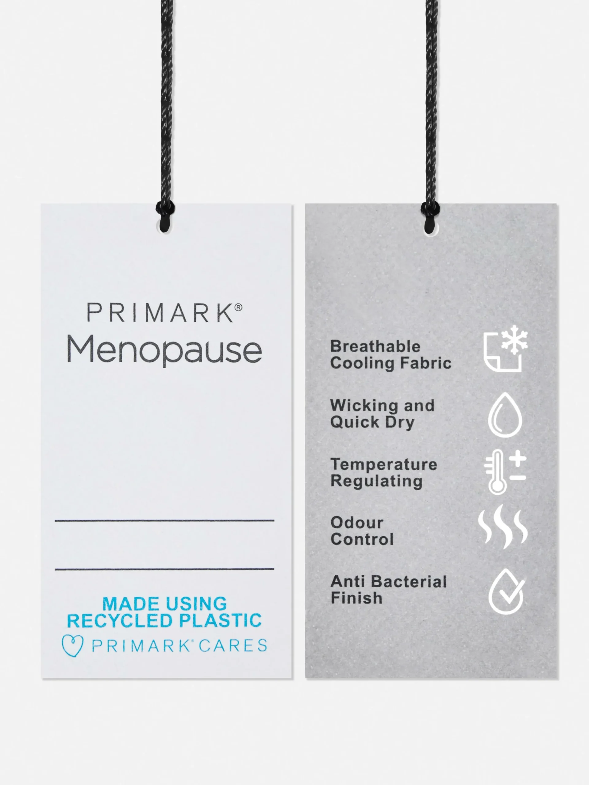 Bhs|Primark Bralettes Für Die Wechseljahre, 2er-Pack Schwarz/Weiß