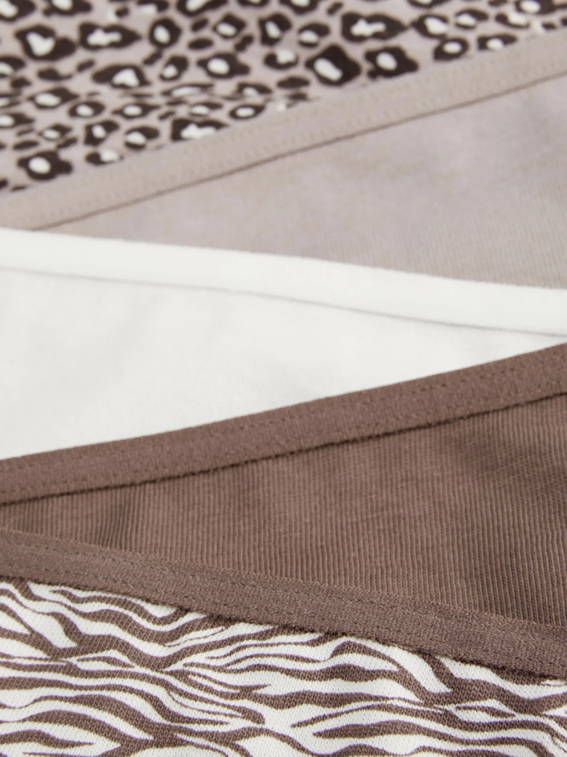 Slips|Primark Brazil-Slips, 5er-Pack Mokkafarben