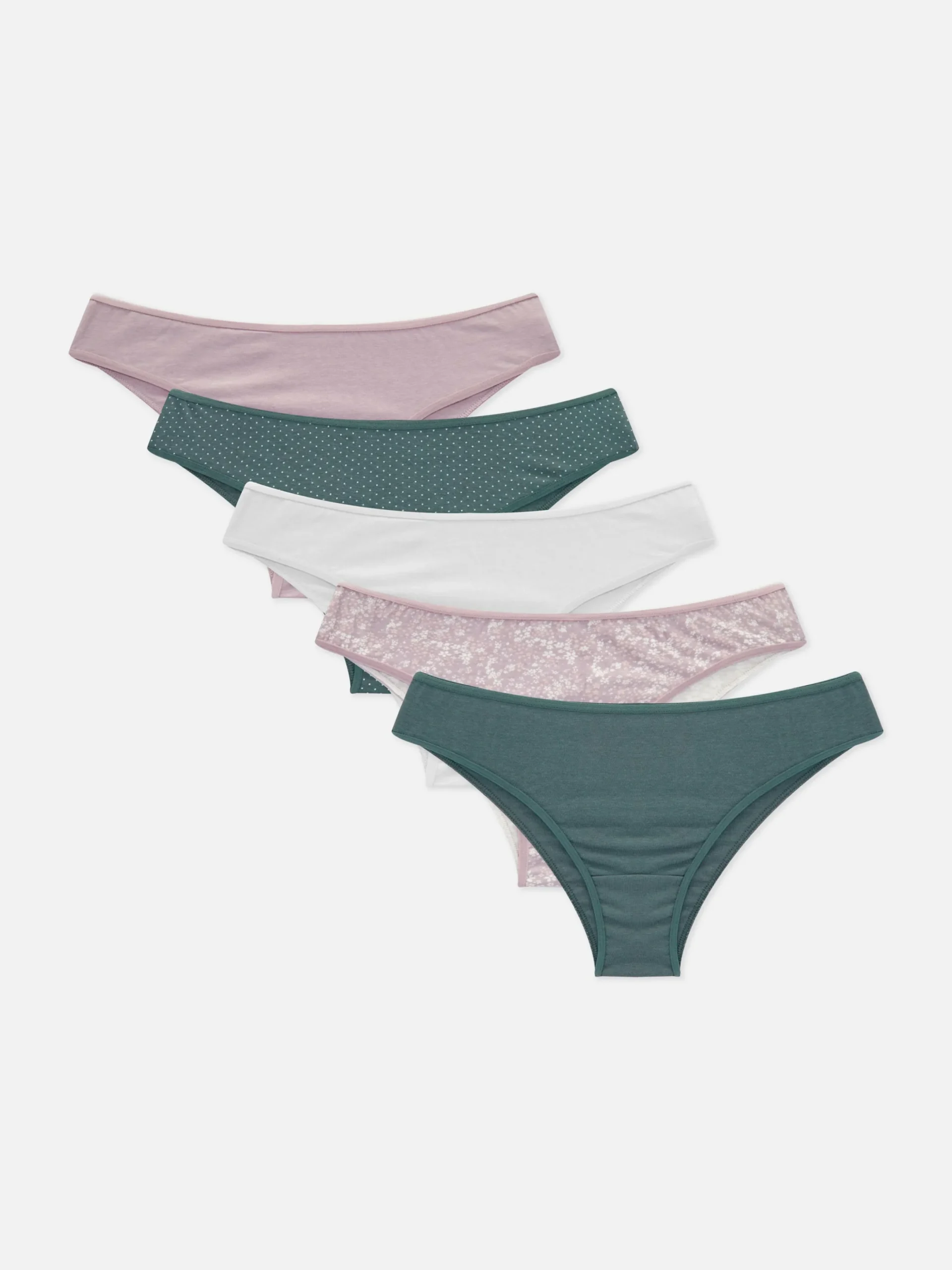 Slips|Primark Brazil-Slips Für Jeden Tag, 5er-Pack Violett