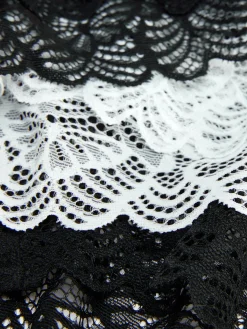 Slips|Primark Brazil-Slips Mit Spitze, 3er-Pack Schwarz/Weiß