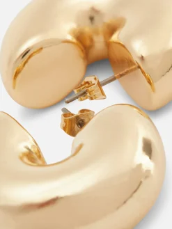 Schmuck|Primark Breite Creolen Gelb
