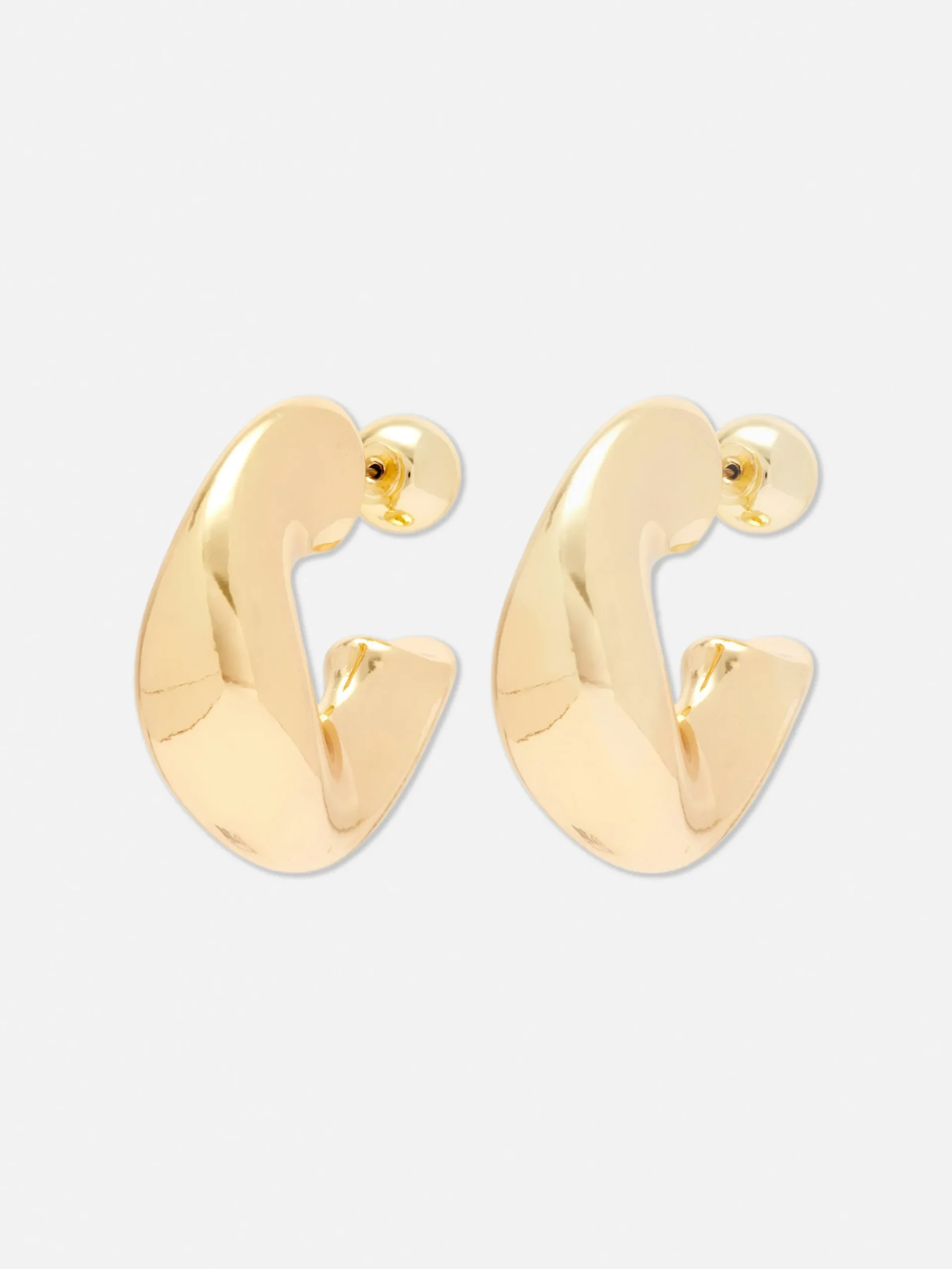 Schmuck|Primark Breite „Rita Ora“ Creolen Gelb