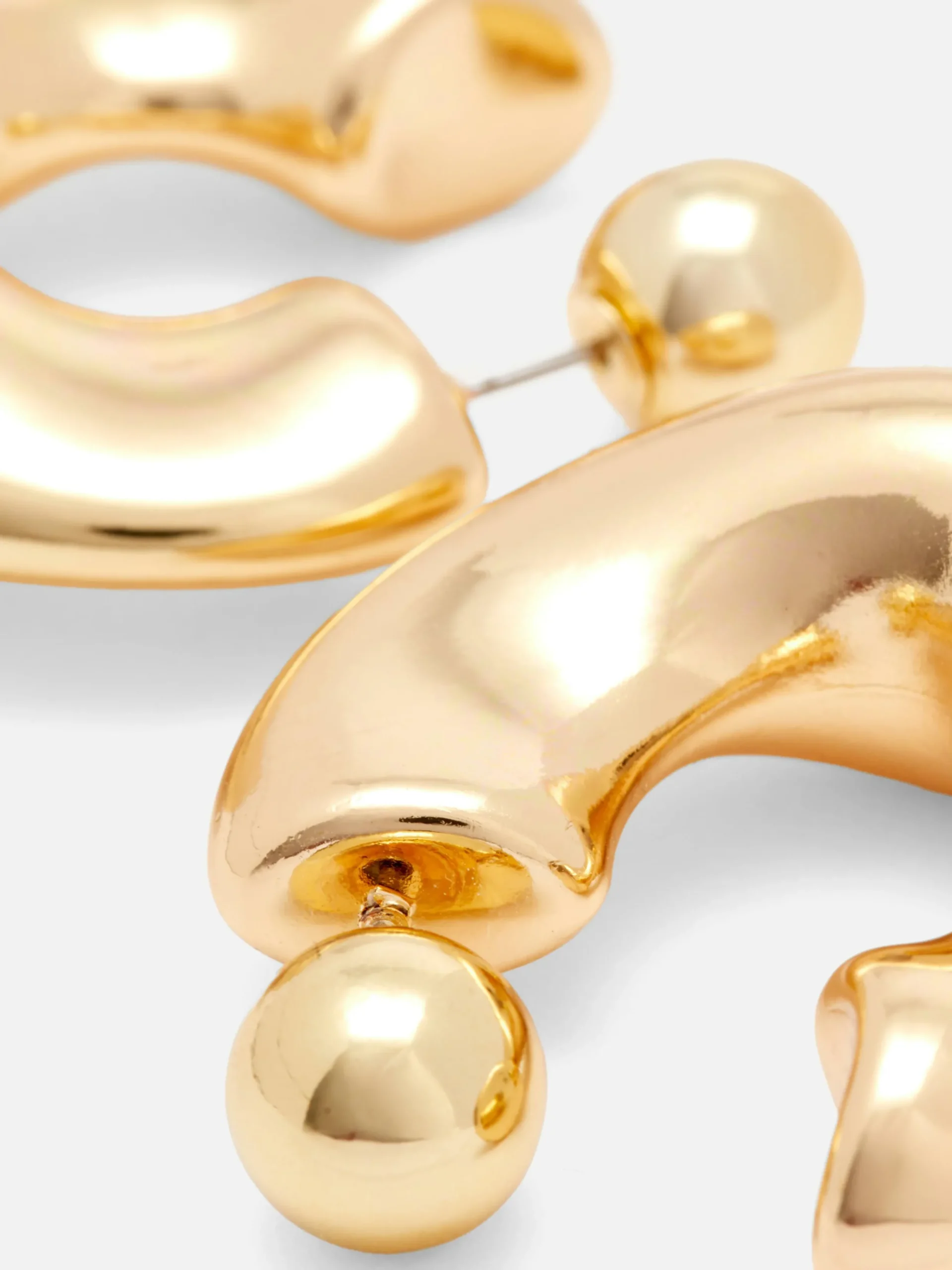 Schmuck|Primark Breite „Rita Ora“ Creolen Gelb