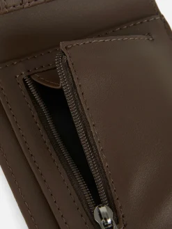 Taschen Und Portemonnaies|Primark Brieftasche Aus Kunstleder Schokoladenbraun