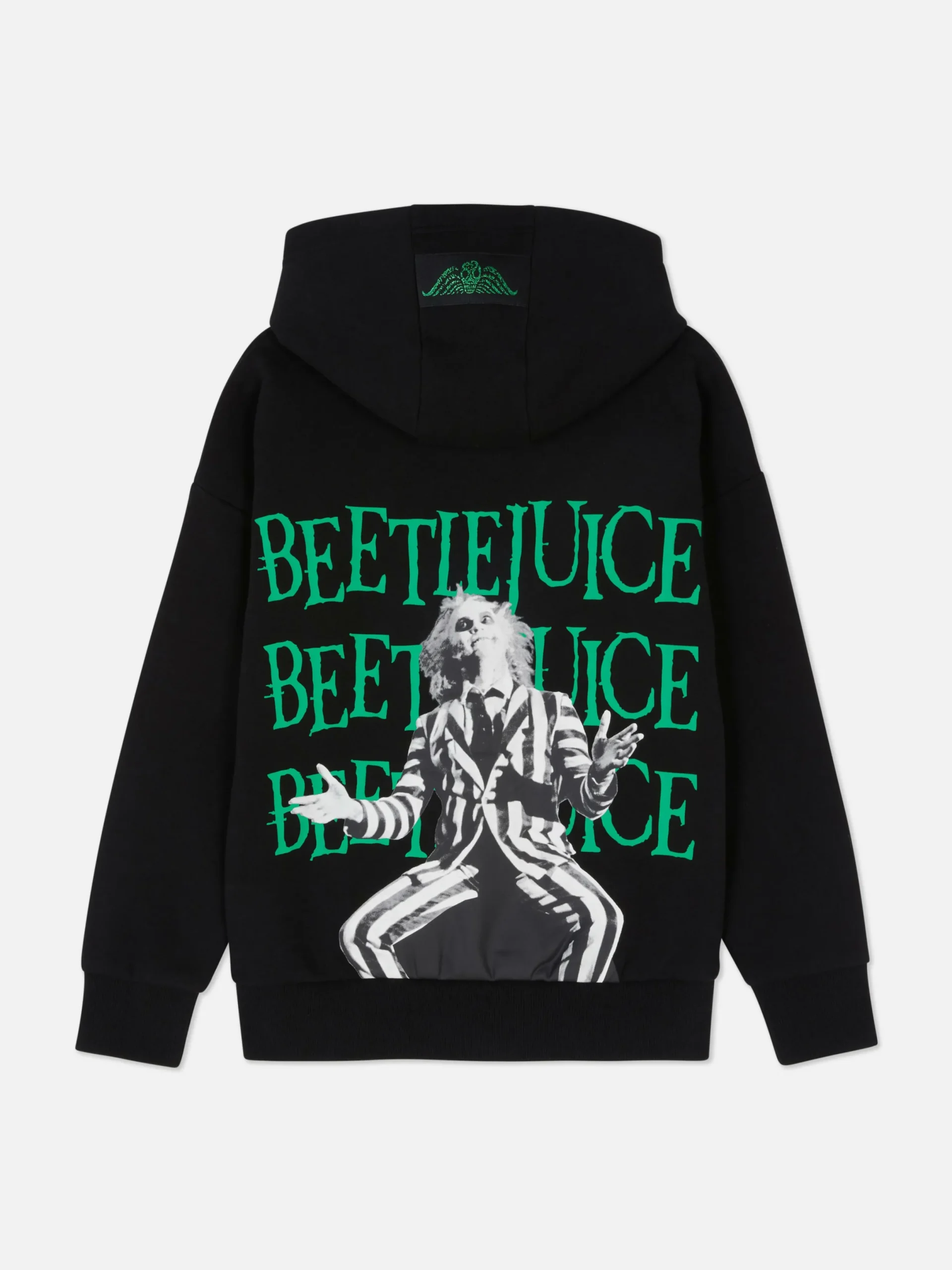 Beetlejuice|Halloween Alle|Primark Buntes „Beetlejuice“ Hoodie Mit Grafik Schwarz