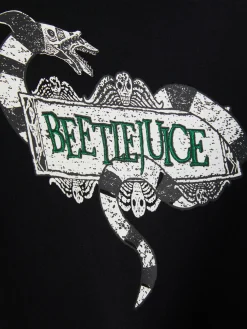 Beetlejuice|Halloween Alle|Primark Buntes „Beetlejuice“ Hoodie Mit Grafik Schwarz