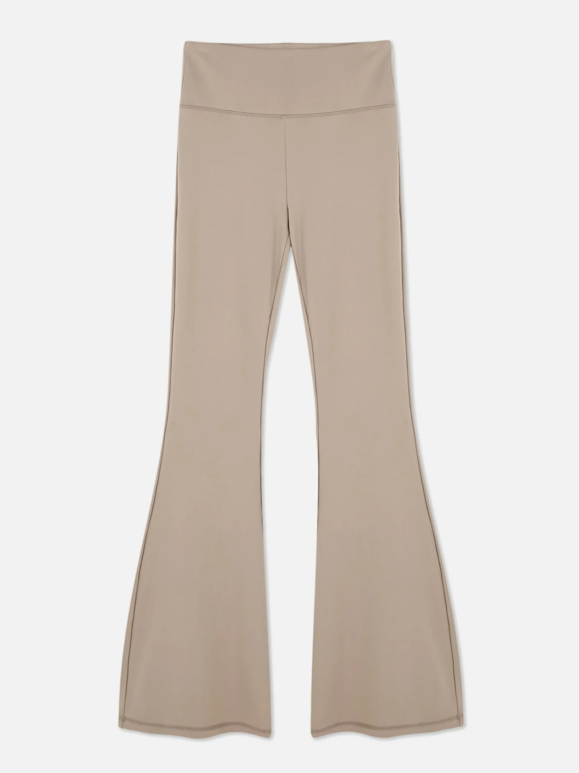 Fitnesskleidung Und Activewear|Primark Butterweiche „Rita Ora“ Leggings Mit Ausgestelltem Bein Braun