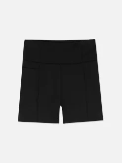 Fitnesskleidung Und Activewear|Primark Butterweiche Yogashorts Mit Hohem Bund Schwarz
