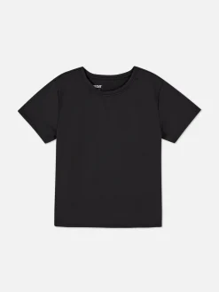 Fitnesskleidung Und Activewear|Primark Butterweiches Gym-T-Shirt Schwarz
