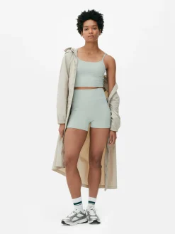 Fitnesskleidung Und Activewear|Primark Butterweiches, Kurzes Gym-Trägertop Hellgrün
