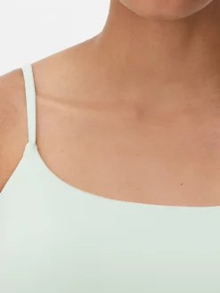 Fitnesskleidung Und Activewear|Primark Butterweiches, Kurzes Gym-Trägertop Hellgrün
