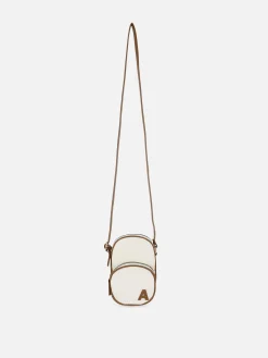 Taschen Und Portemonnaies|Primark Canvas-Handytasche Mit Initiale Naturfarben