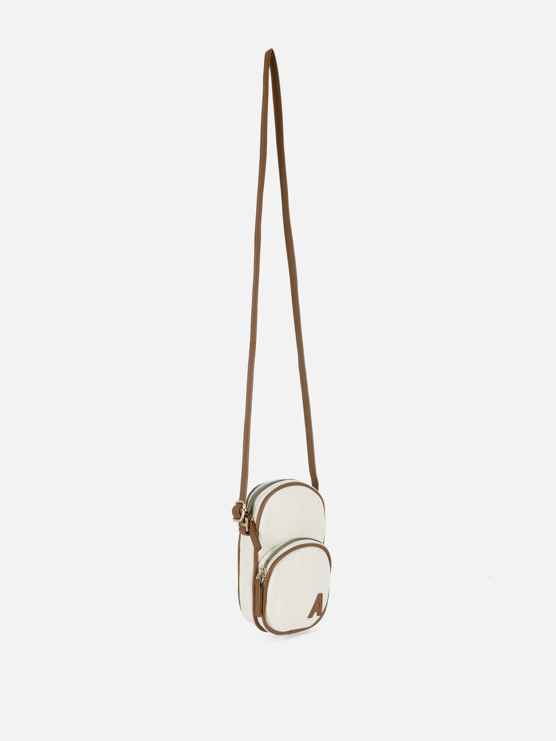 Taschen Und Portemonnaies|Primark Canvas-Handytasche Mit Initiale Naturfarben