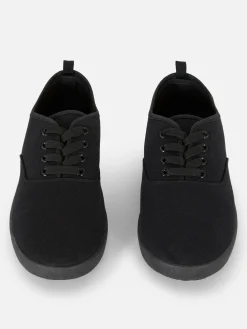 Sneakers|Primark Canvas-Plimsolls Zum Schnüren Schwarz