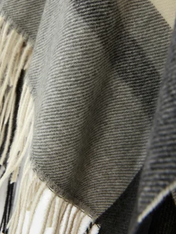 Mützen, Handschuhe Und Schals|Primark Cape-Schal Mit Karomuster Beige