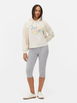 Hosen Und Leggings|Primark Capri-Kurzleggings Mit Hohem Bund Grau