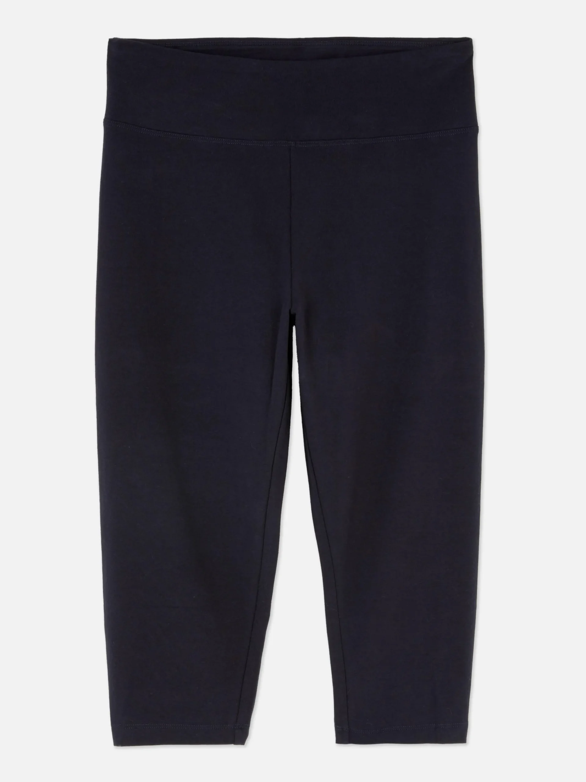 Hosen Und Leggings|Primark Capri-Kurzleggings Mit Hohem Bund Marineblau