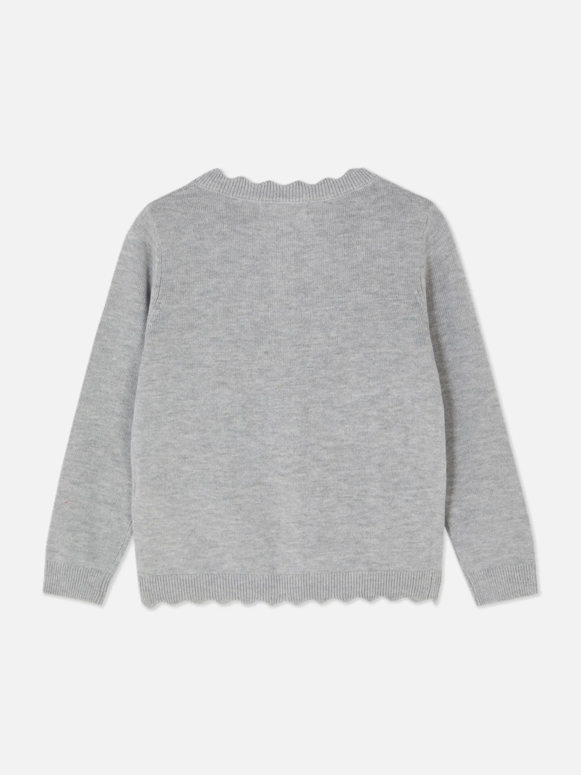 Pullover Und Cardigans|Primark Cardigan Mit Knopfleiste Und Bogenkante Grau