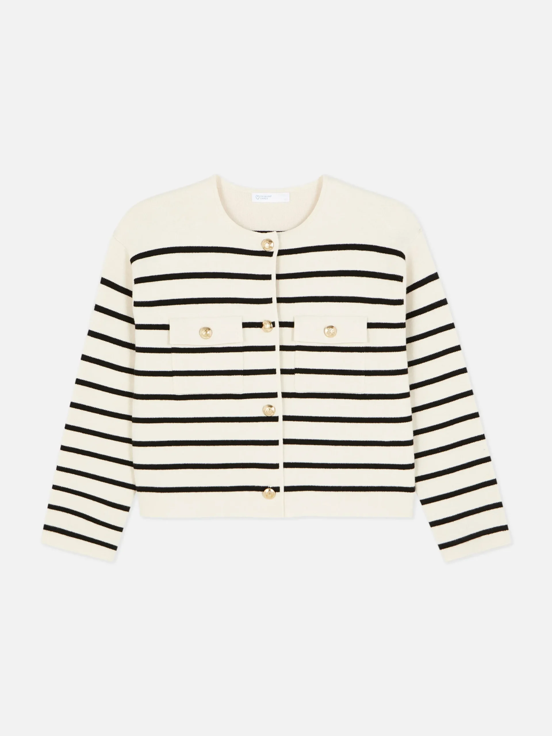 Pullover Und Cardigans|Primark Cardigan Mit Streifen Und Knopfleiste Multi