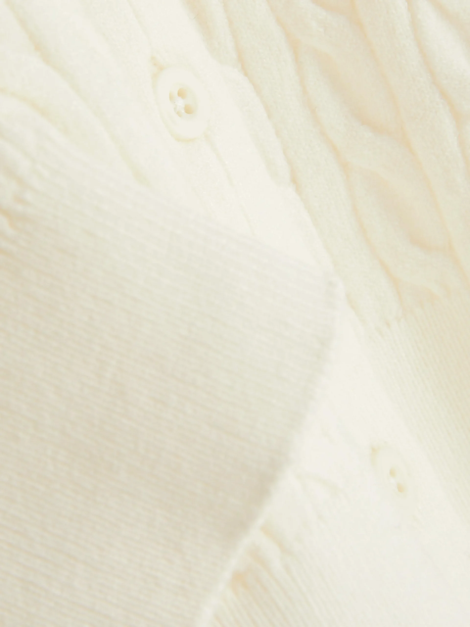 Pullover Und Cardigans|Primark Cardigan Mit Zopfmuster Cremefarben