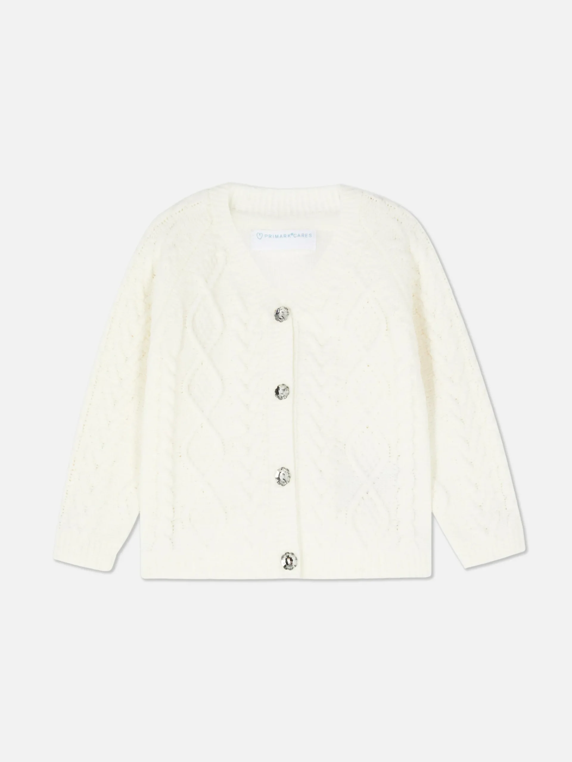Pullover Und Cardigans|Primark Cardigan Mit Zopfmuster Ecrufarben