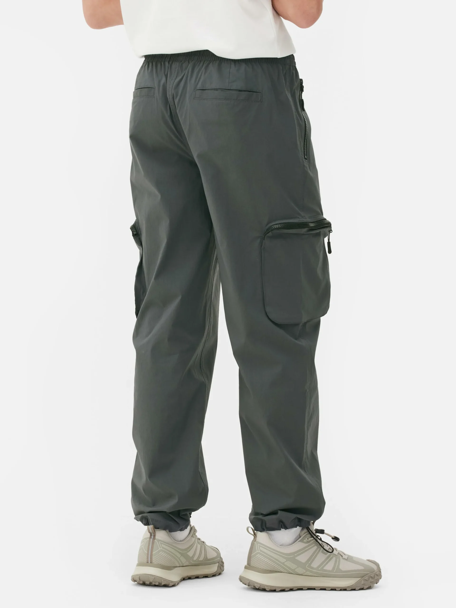 Hosen|Primark Cargohose Aus Funktionsgewebe Grau