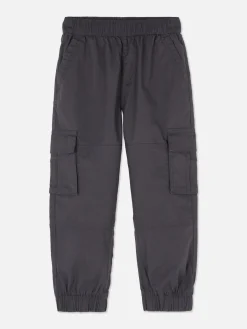 Hosen|Primark Cargohose Mit Bündchen Anthrazitfarben