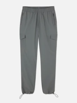 Hosen|Sportbekleidung|Primark Cargohose Mit Bündchen Anthrazitfarben