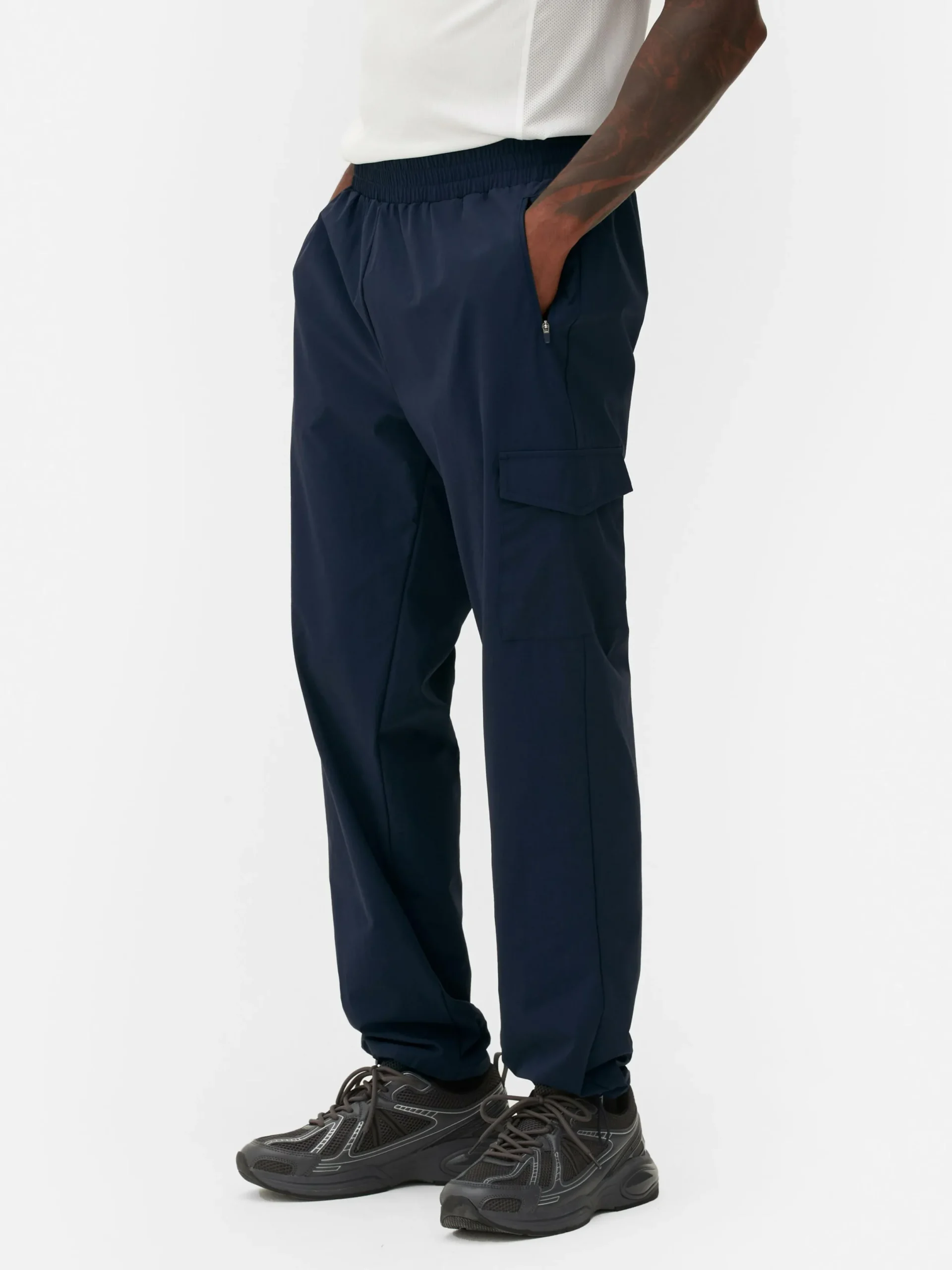 Hosen|Sportbekleidung|Primark Cargohose Mit Bündchen Marineblau