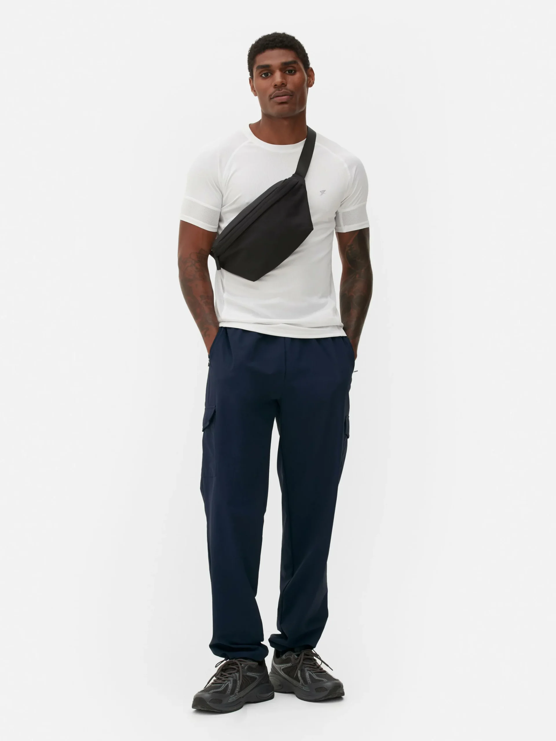 Hosen|Sportbekleidung|Primark Cargohose Mit Bündchen Marineblau