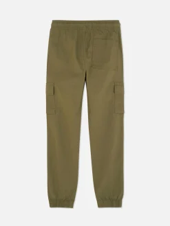 Hosen|Primark Cargohose Mit Kordelzug Khakifarben