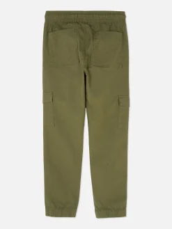 Hosen|Primark Cargohose Mit Kordelzug Khakifarben