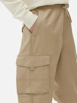Hosen|Primark Cargohose Mit Weiten Bündchen Steinfarben