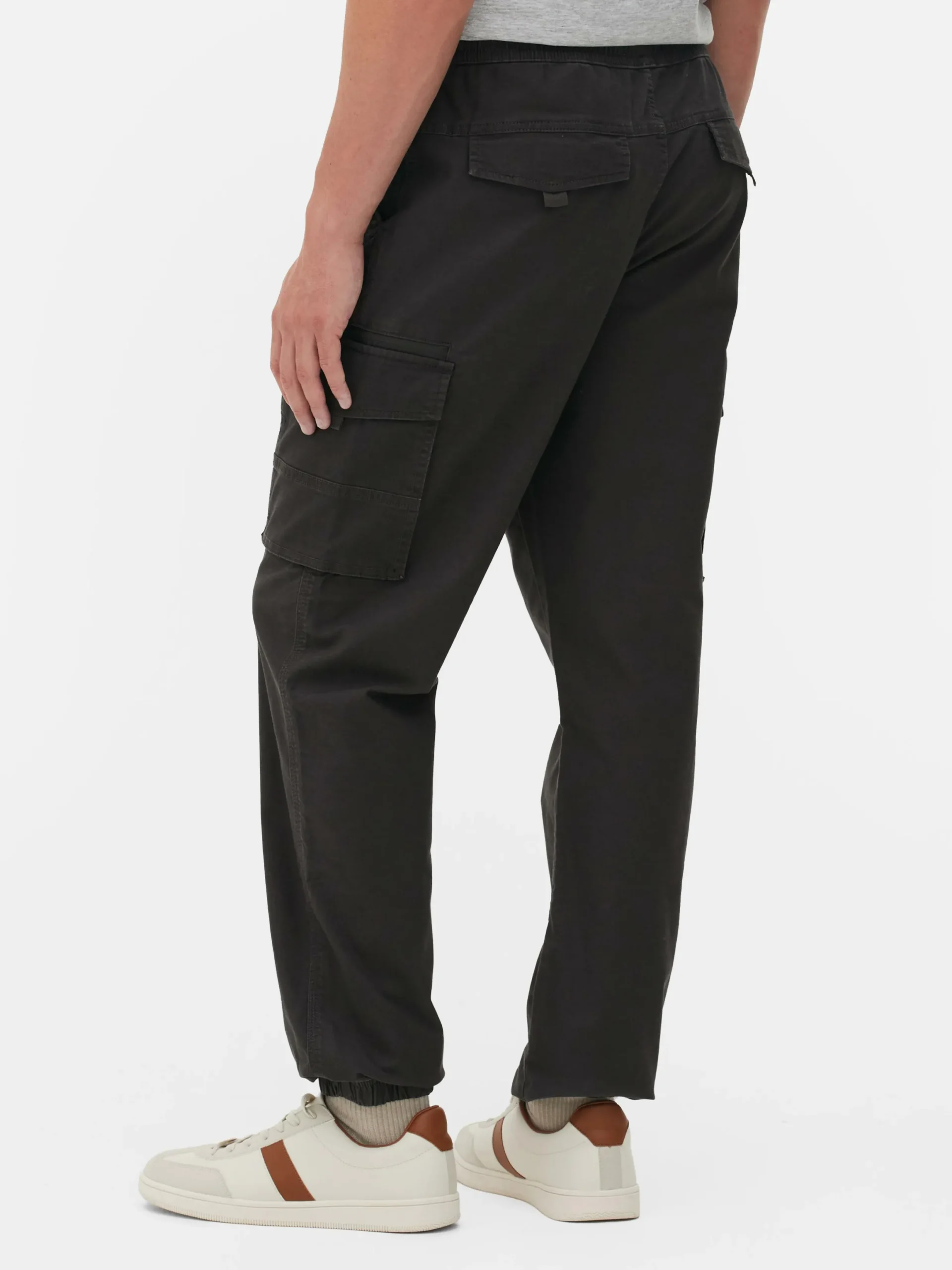Hosen|Primark Cargohose Mit Weiten Bündchen Anthrazitfarben