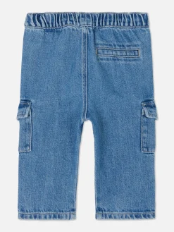 Hosen Und Leggings|Primark Cargo-Jeans Mittelblau