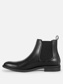Stiefel|Primark Chelsea Boots Aus Kunstleder Schwarz