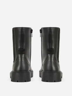 Stiefel Und Gummistiefel|Primark Chelsea Boots Mit Runder Zehenpartie Schwarz