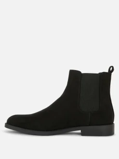 Stiefel|Primark Chelsea-Boots In Wildleder-Optik Schwarz